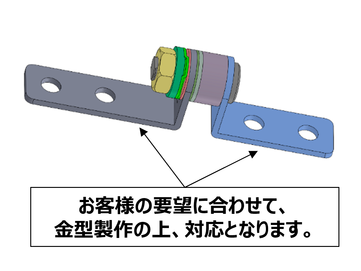 トルクヒンジ外観図